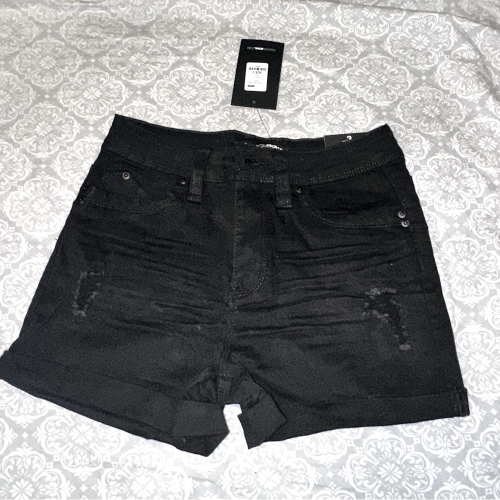 High rise stretch distressed Jean shorts size 3 - New w/ tags